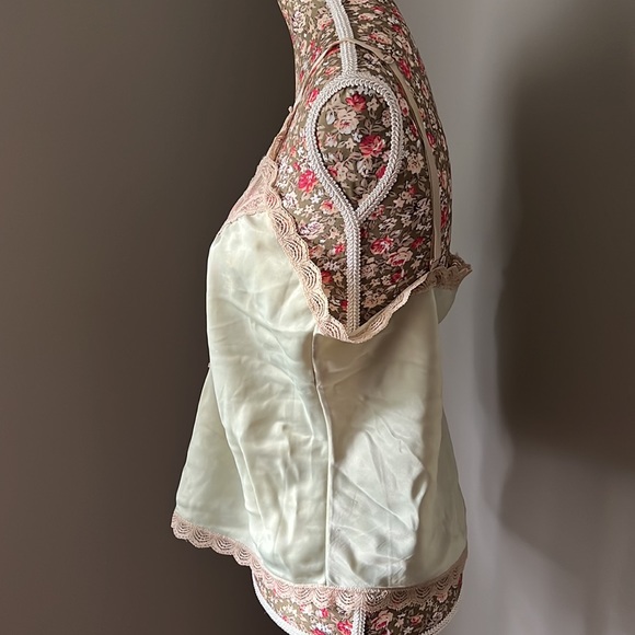 Barbizon | Vintage Satin Lace Camisole size Large - Picture 3 of 10
